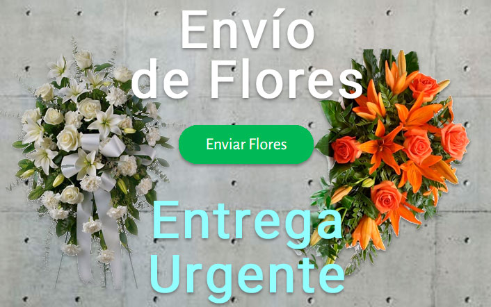 Envío de coronas funerarias urgente a los tanatorios, funerarias o iglesias de Girona